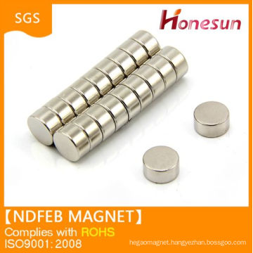 Rare earth neodymium N52 magnet D10x5 mm for sale